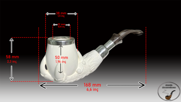 Eagle Claw Meerschaum Pipe - Image 10